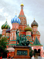 Moscow's onion-domed cathedral