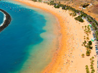 For a far-reaching golden stretch it’s hard to beat Playa de las Teresitas