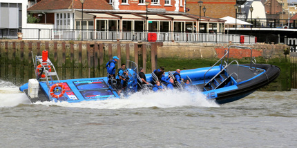 Enjoy thrills (but hopefully not spills) on the Thamesjet