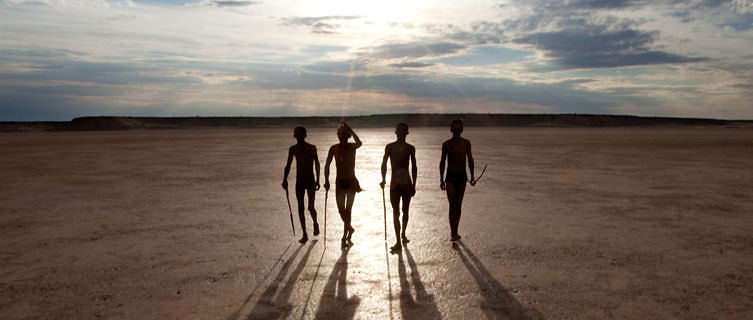 The Ju/'hoansi San Bushmen are indigenous to northern Namibia