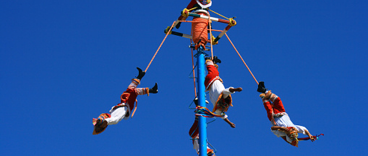 The flying men of Papantla, Mexico