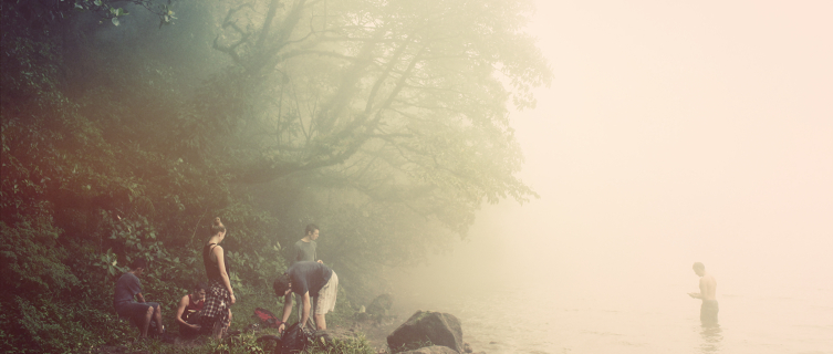 The shores of Lake Nicaragua near Ometepe island