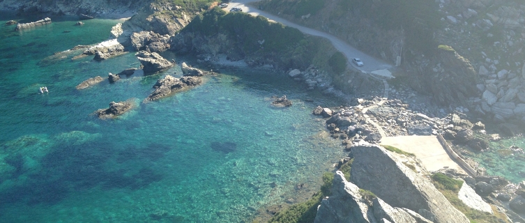 The view from St John's Church overlooking the trail