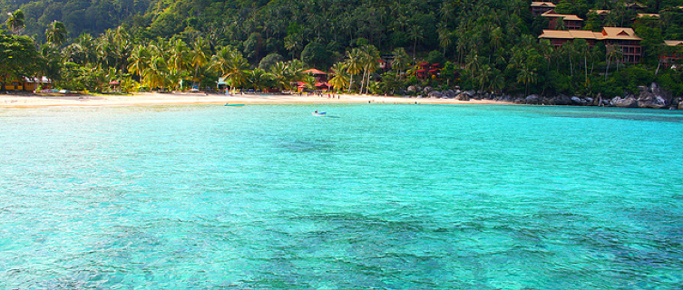 Tioman Island is surrounded by a protected marine reserve 