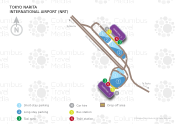 Tokyo Narita International Airport map