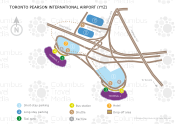 Toronto Pearson International Airport map