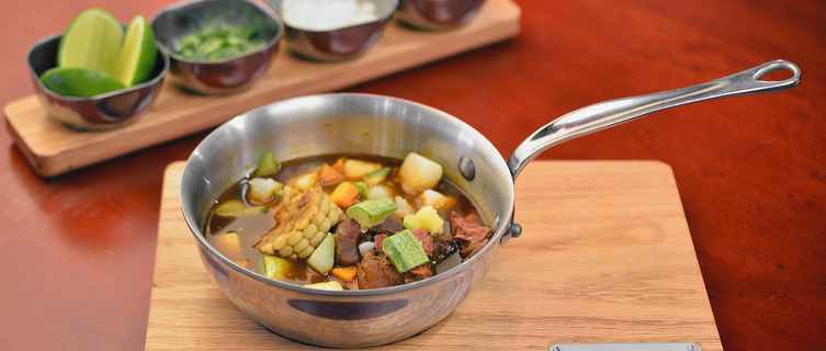 'Mole de olla' is a delicious meat and veg stew loved by Mexicans