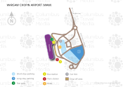 Warsaw Chopin Airport map