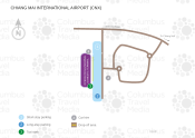 Chiang Mai International Airport map