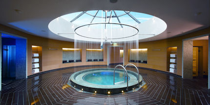 Bathe in thermal spring water at Grand Resort Bad Ragaz