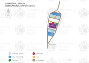 Guangzhou Baiyun International Airport map