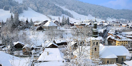 Pretty Morzine has a traditional charm