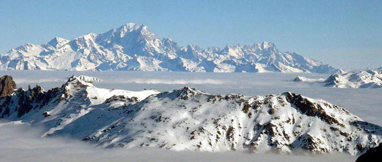 Mountain scenery in The Three Valleys