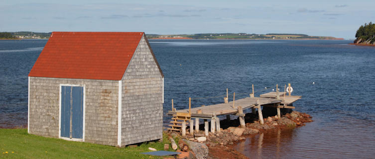 Wharf shed on Prince Edward Island