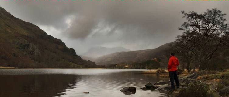 A lake in Brecon Beacons, Wales