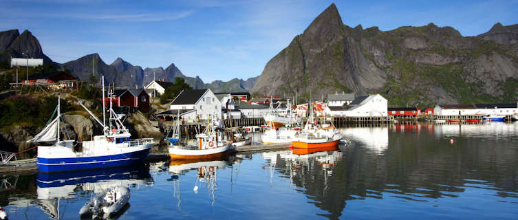 A port on the Lofoten islands, Norway