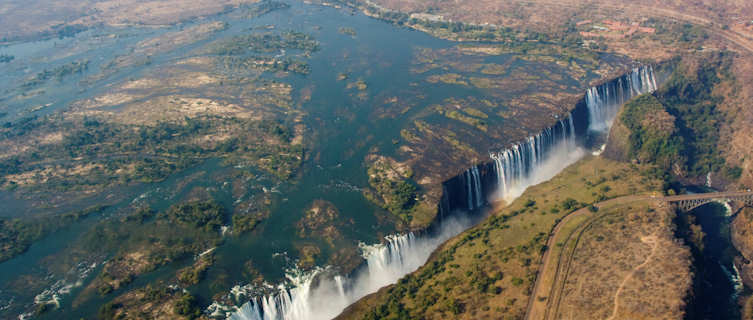 Aerial view, Victoria Falls