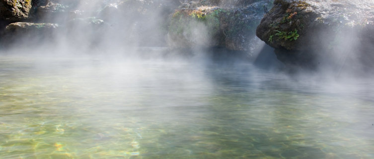 Bathe in hot springs, Arkansas