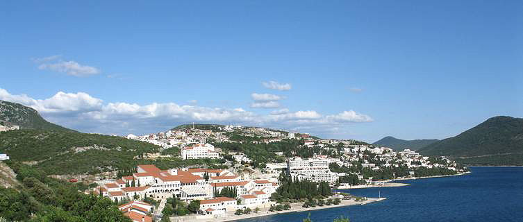 Beachside city of Neum, Bosnia