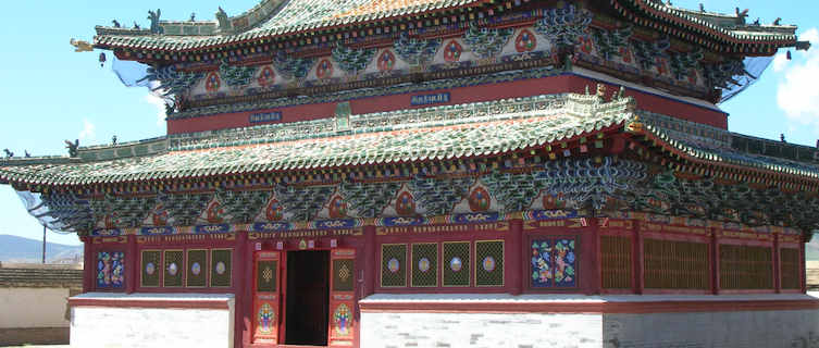 Bhuddist temple, Mongolia