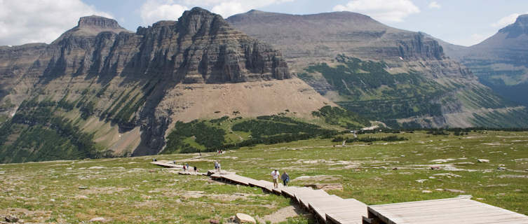 Boardwalk at Logan Pass, Montana