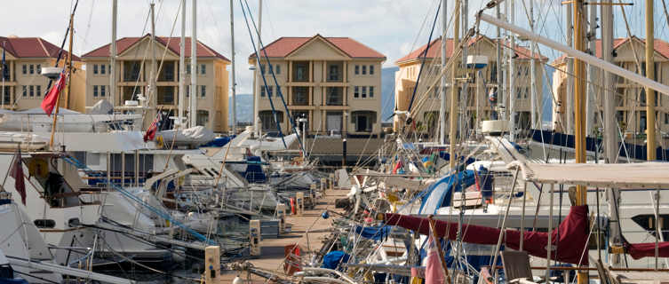 Boats in the Queensway Marina, Gibraltar