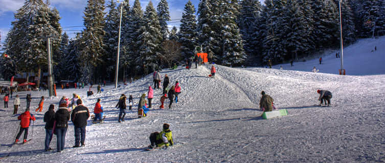 Borovets sled hill