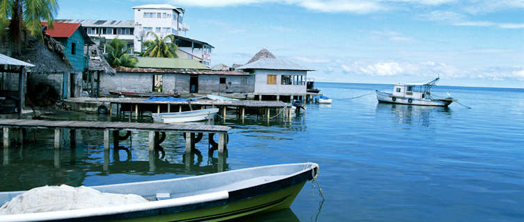 Calm marina, Guatemala