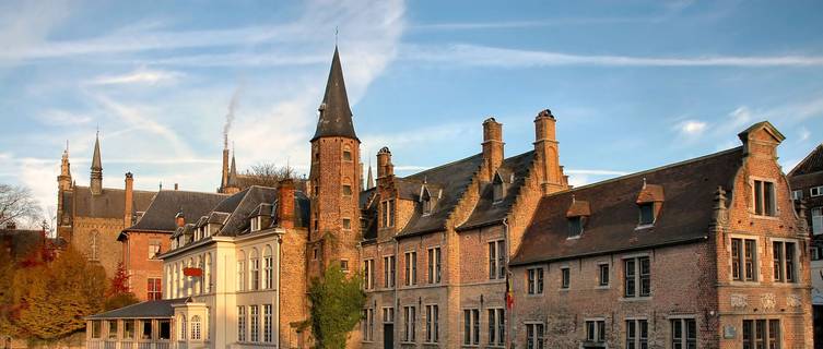 Canal in Bruges, Belgium