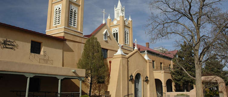 Church in old town, Albuquerque, New Mexico