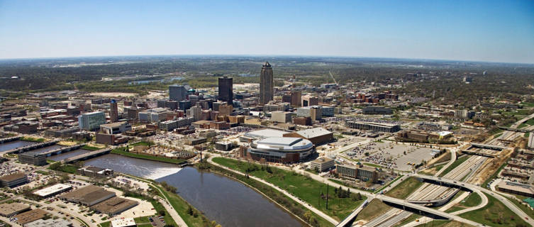 Des Moines River at Des Moines, Iowa