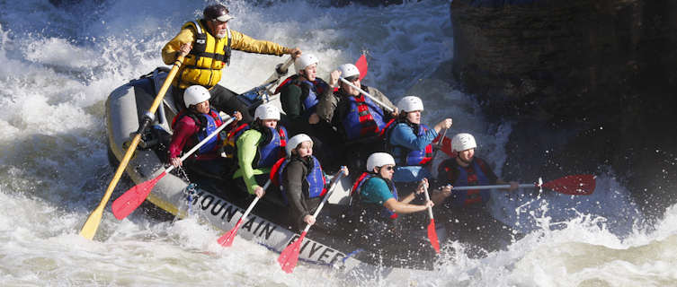 Enjoy white water rafting in West Virginia