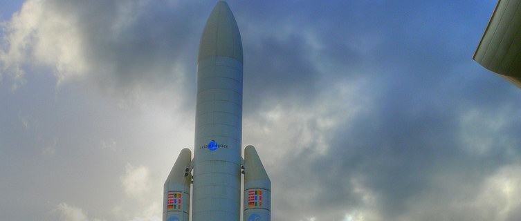 Entrance to Centre Spatial Guyanais, France's spaceport in Guiana