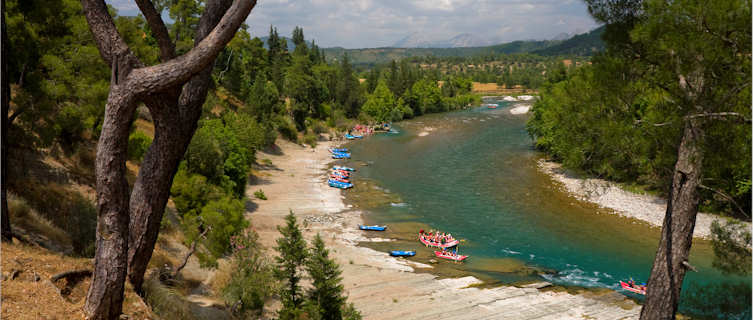 Go rafting on the emerald Koprulucay River, Turkey