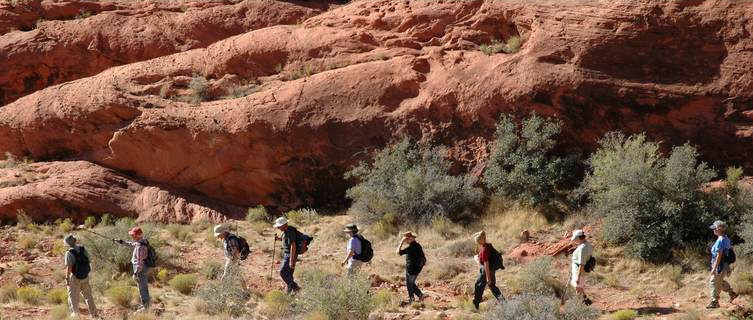 Hikers in Nevada