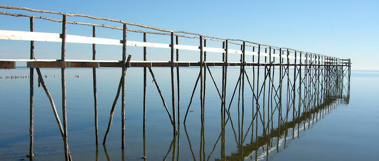 Iron-flat Lake Winnipeg