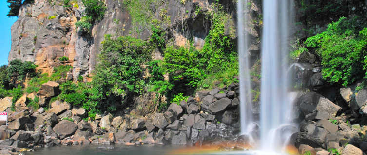 Jeju Island waterfall, South Korea