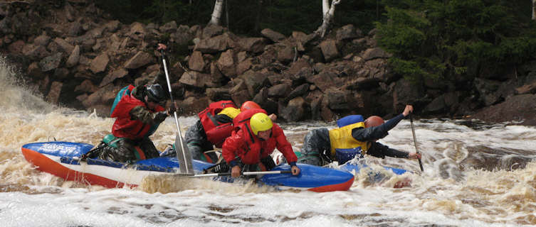 Kayaking in Northern Russia