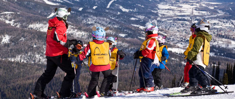 Kids ski club, Fernie