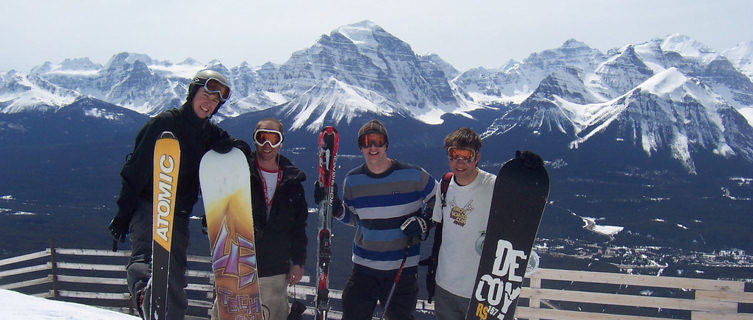 Lake Louise mountain summit