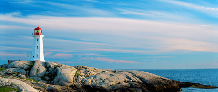 Lighthouse on shore