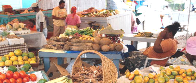 Local market, Antigua