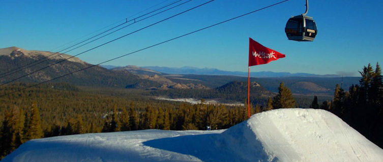 Main ski park in Mammoth