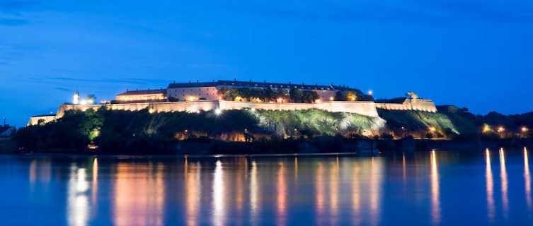 Novi Sad, Serbia's Athens, at night