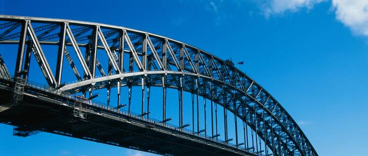 Opera House and Sydney Harbour Bridge, Sydney, New South Wales, Australia