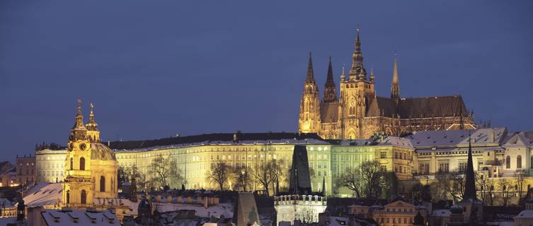 Prague at night, Czech Republic