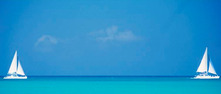 Sailboats, Grace Bay Beach, Turks & Caicos Islands