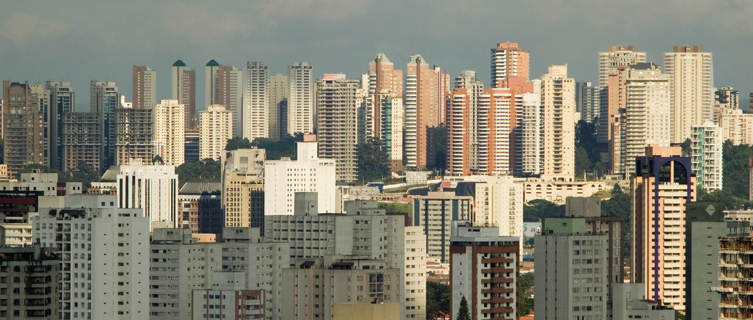 Sao Paulo skyline , Brazil