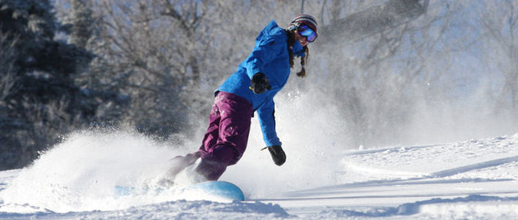 Skier in Killington