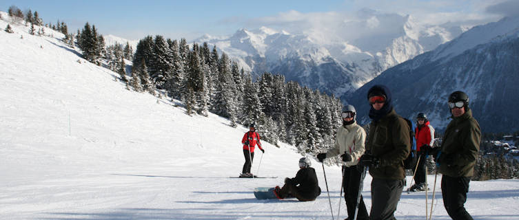 Skiing in Courchevel